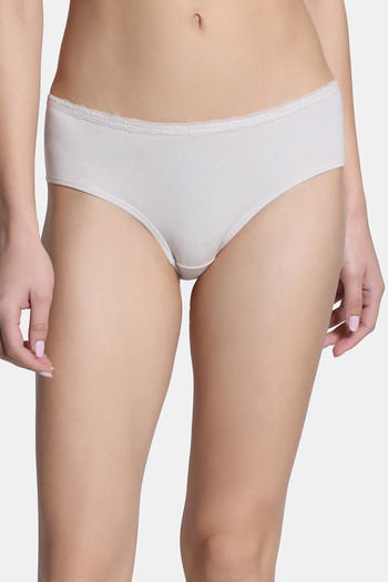 Buy Zivame Low Rise Full Coverage Hipster Panty - Wind Chime